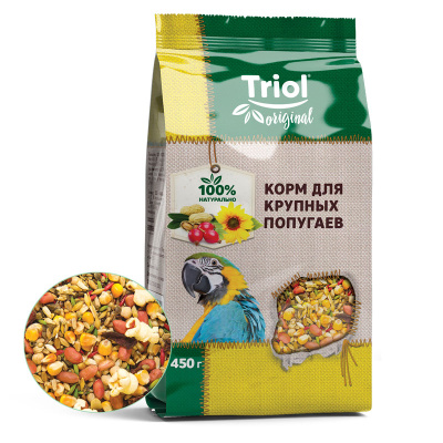 TRiOL original Корм для крупных попугаев  450г